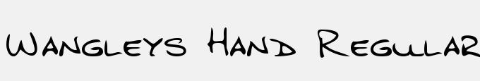 Wangleys Hand Regular